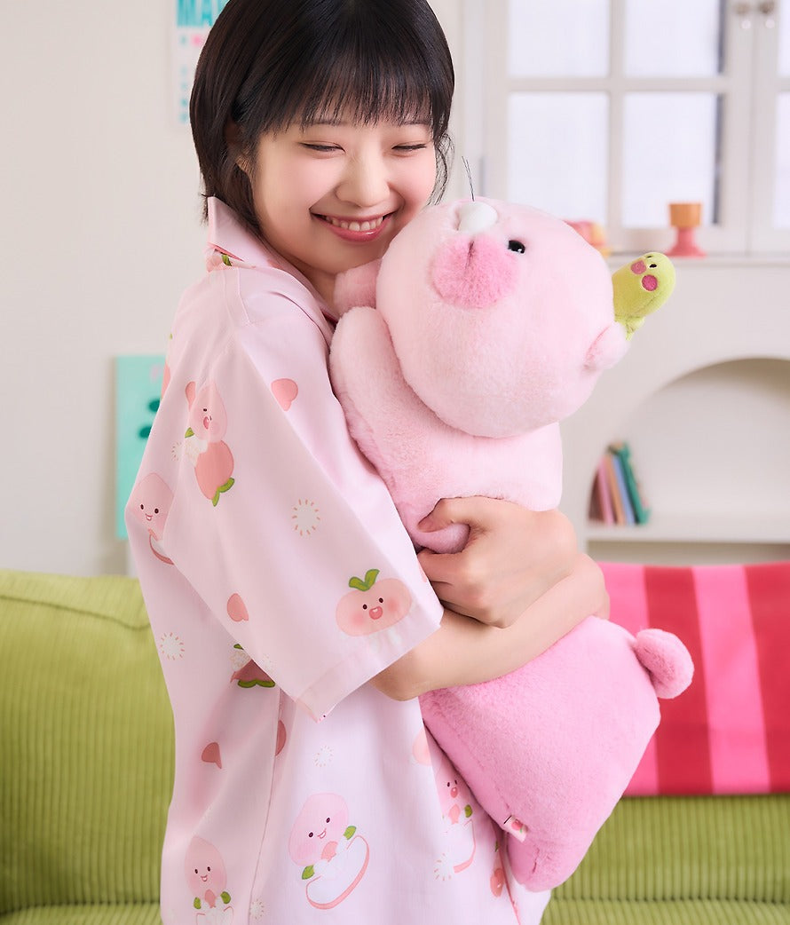 [KAKAO FRIENDS] Peach Long Body Pillow Plush Chunshik Cushion