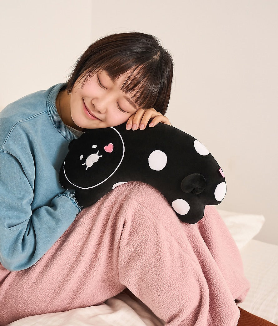 [KAKAO FRIENDS]Black Chunsik Sleep Hug Pillow Series