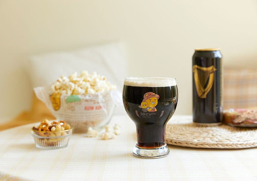[KAKAO FRIENDS] Ryan & Chunsik Beer Glass Set for One (2P Set)