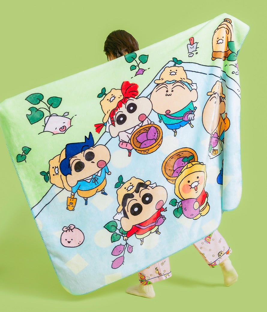 [KAKAO FRIENDS]Crayon Shin-chan x Kakao Friends Large Multi-Purpose Blanket