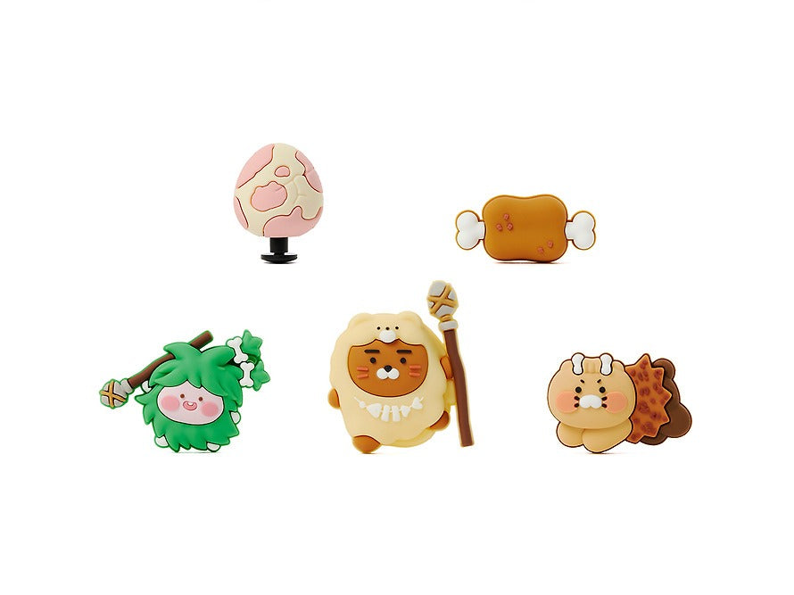 [KAKAO FRIENDS] Cave Age Silicone Charm Set Chunshik Ryan Apeach Jordy