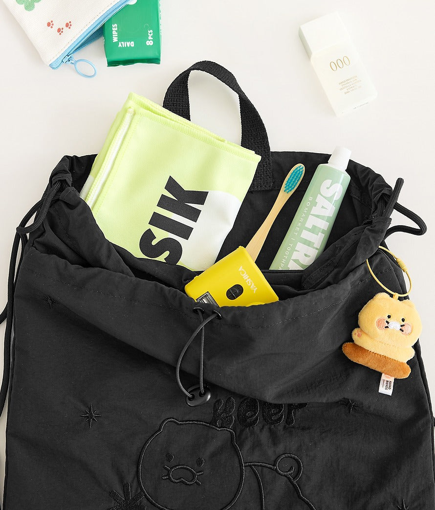 [KAKAO FRIENDS]Chunsik Sports Drawstring Bag Lifestyle Series