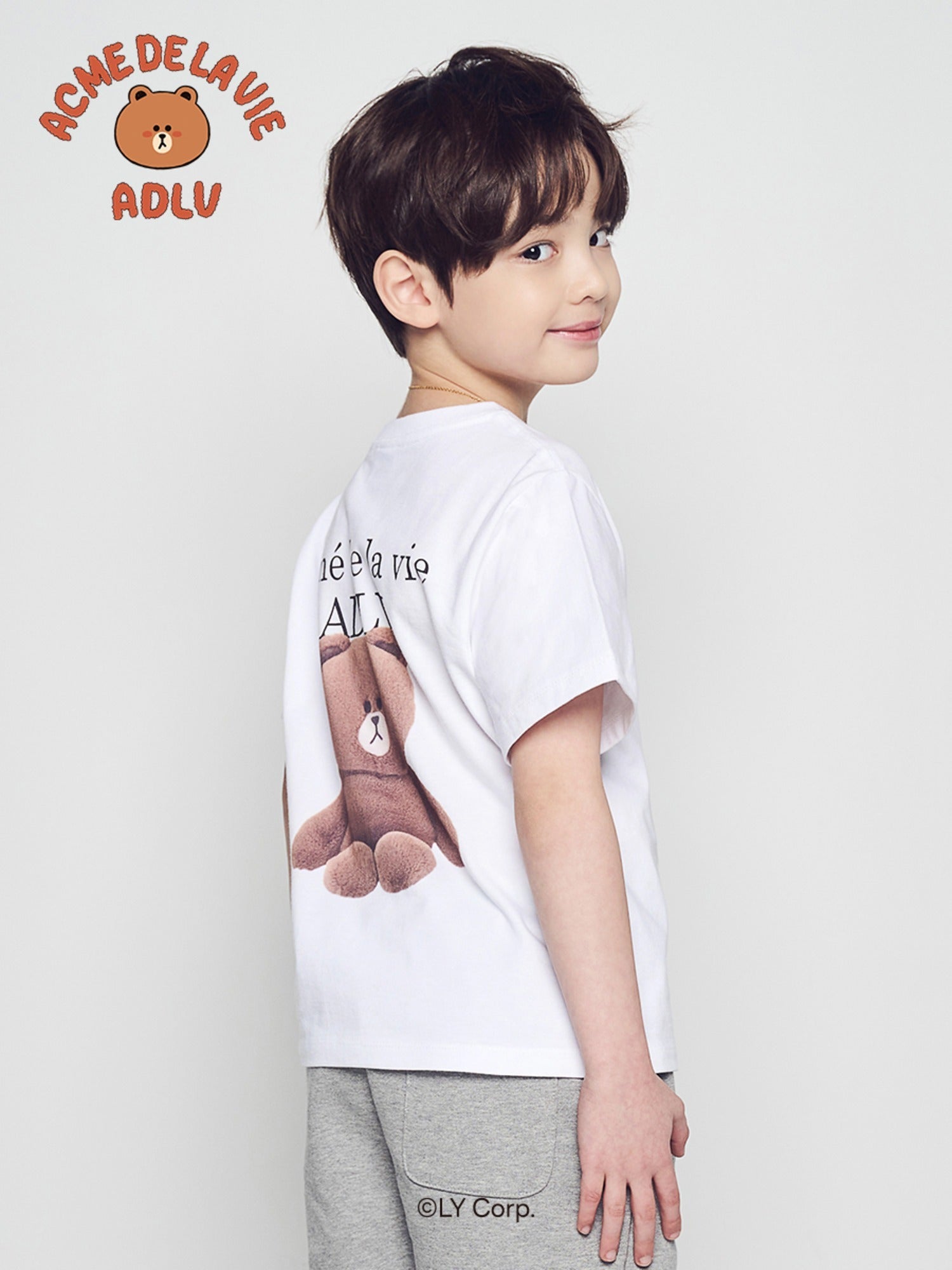 [LINE FRIEND]KIDS BASIC LINE FRIENDS SHORT SLEEVE T-SHIRT
