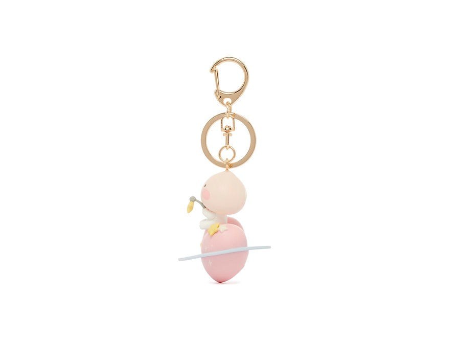 [KAKAO FRIENDS] Little Apeach Heart Planet Figure Keyring