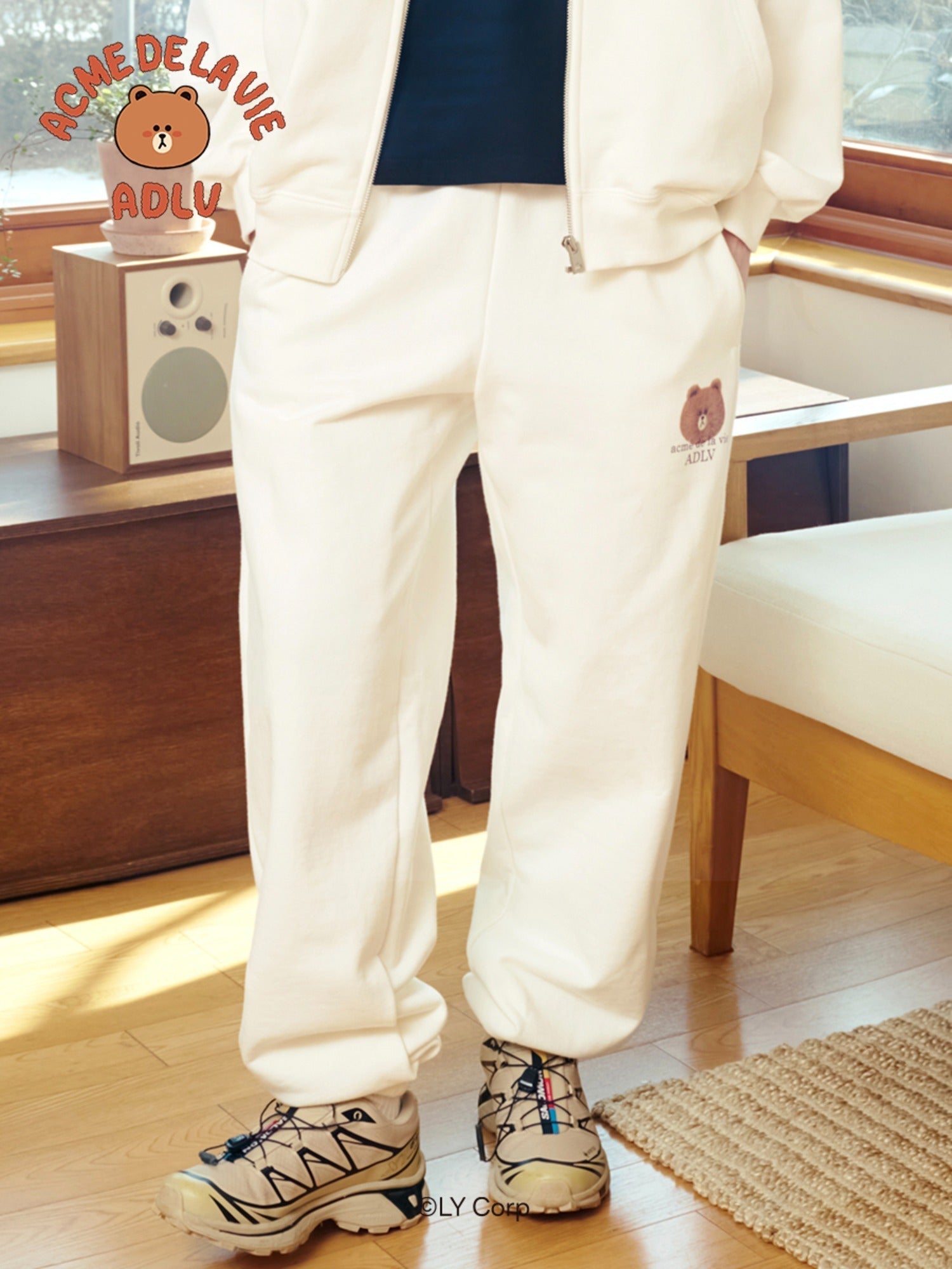 [LINE FRIEND]BASIC LOGO WITH LINE FRIENDS JOGGER PANTS