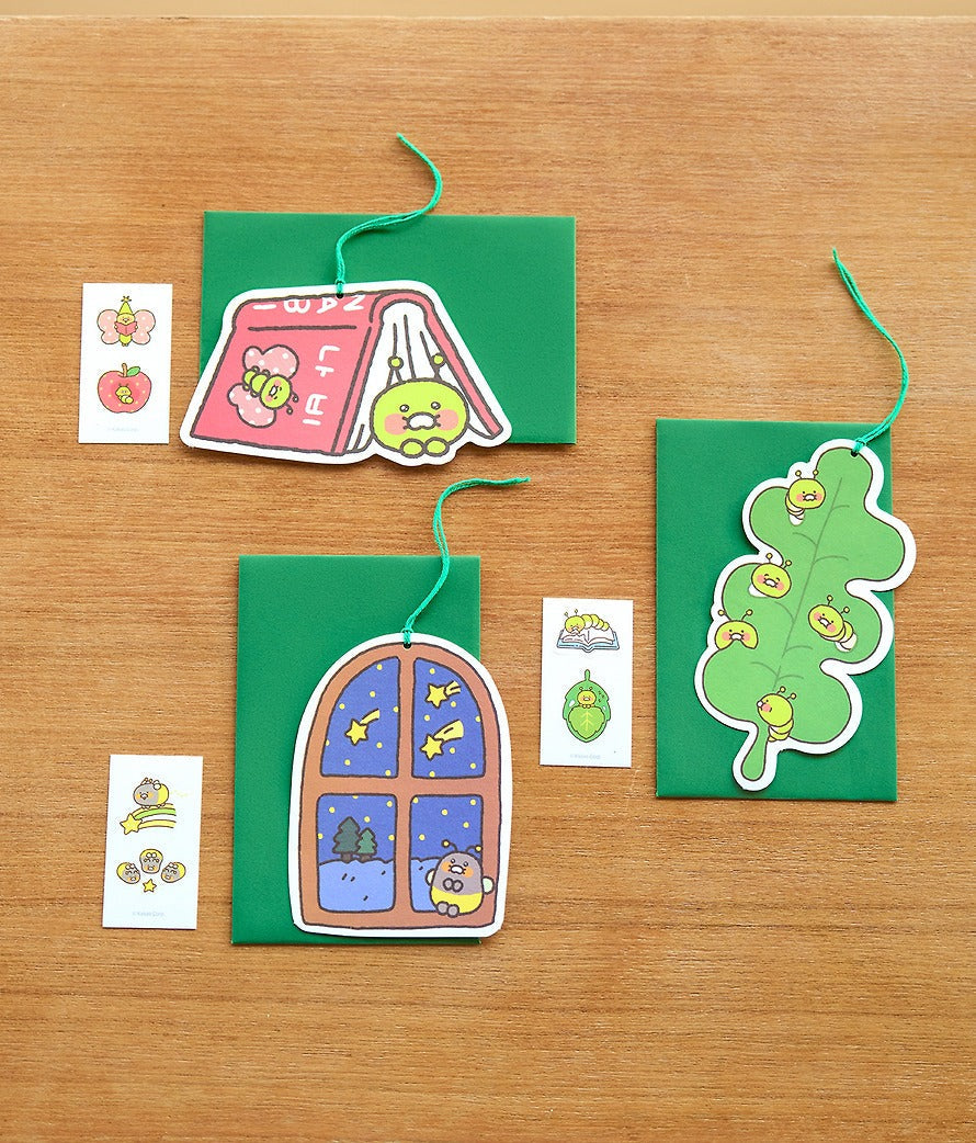 [KAKAO FRIENDS]Chunshik Character Bookmark Card Cute Korean Reading Gift