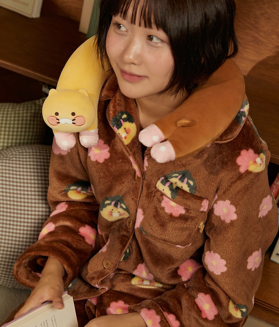 [KAKAO FRIENDS] Countryside Series Hot Pack Neck Pillow Chunsik