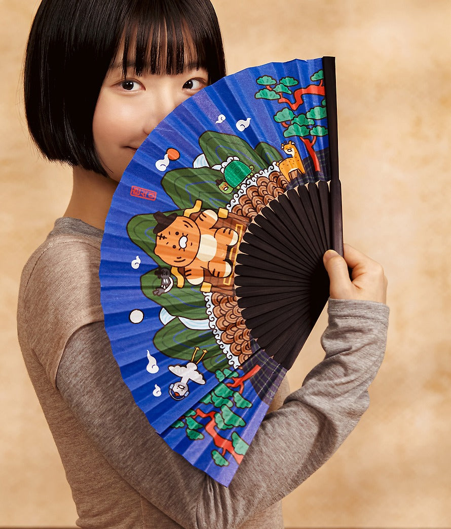 [KAKAO FRIENDS]Korean Traditional Folding Fan Chunshik