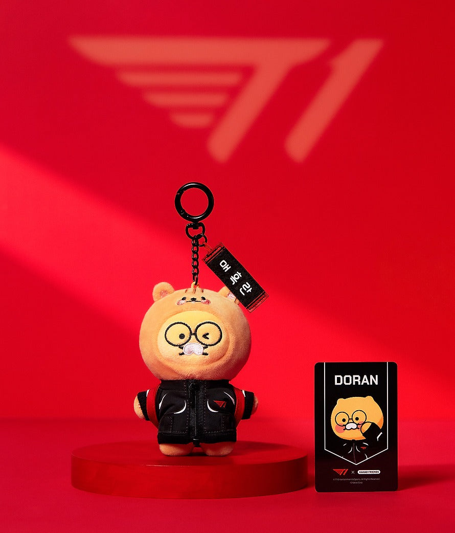 [KAKAO FRIENDS] x T1 Friends Black Jersey Plush Keyring Collection