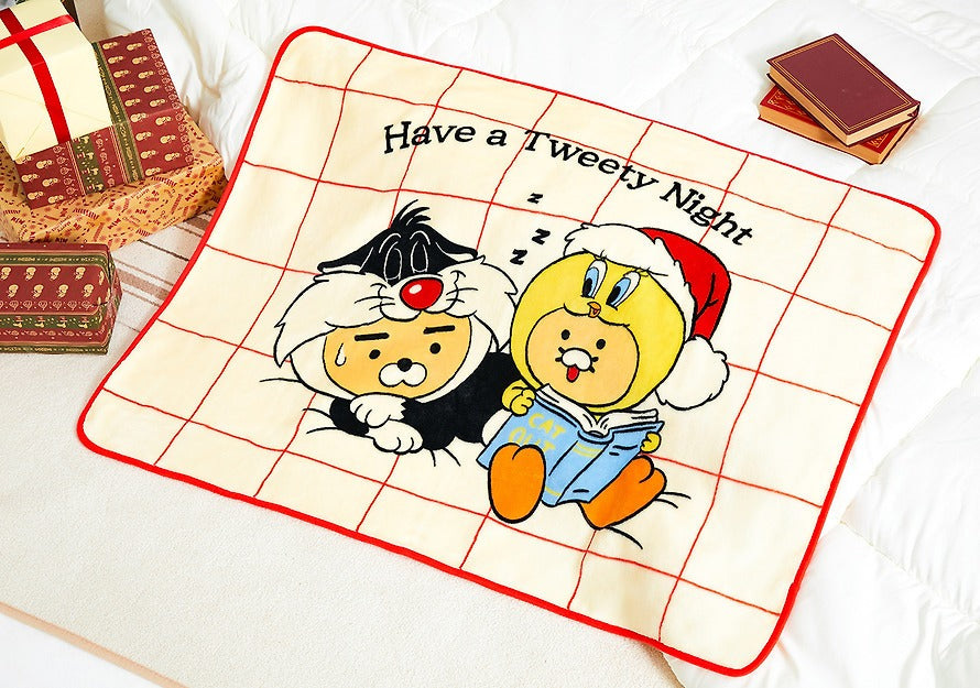 [KAKAO FRIENDS]Looney Tunes X Friends Little Ryan & Baby Chunsik Blanket