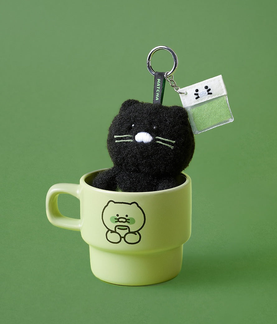 [KAKAO FRIENDS]Matcha Plush Keyring Chunshik Mini Doll