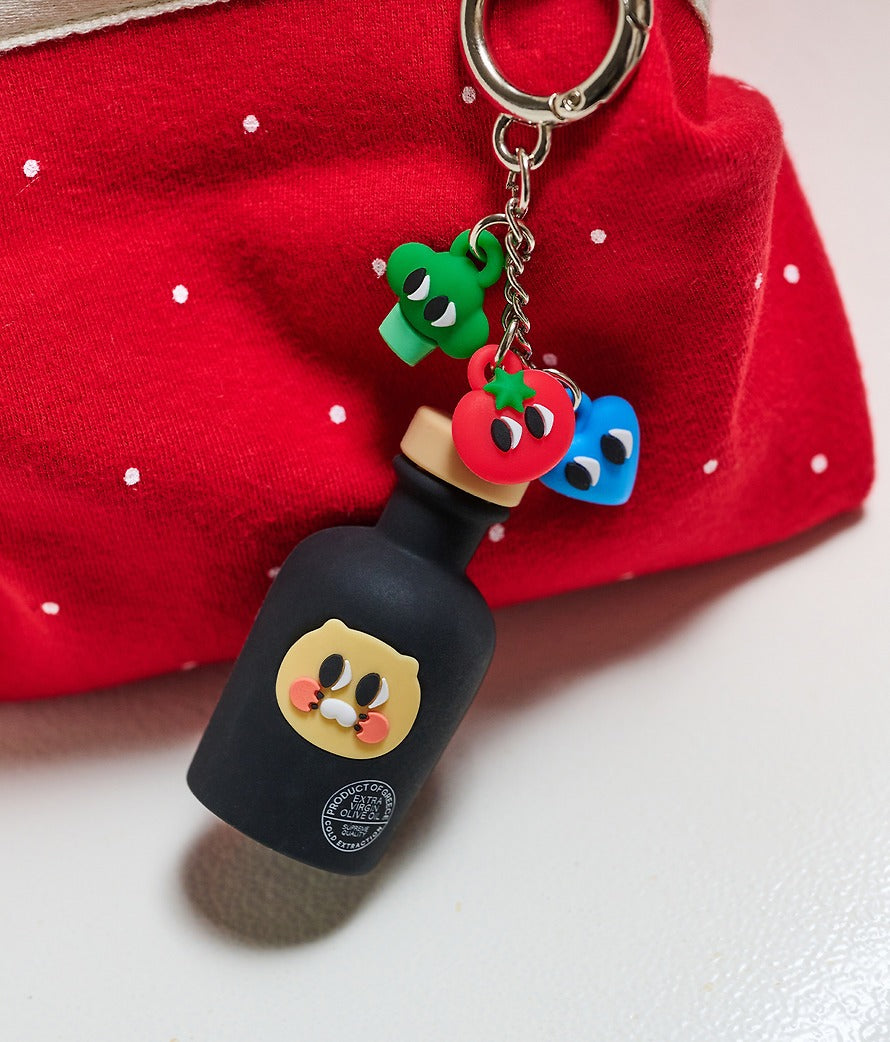 [KAKAO FRIENDS]I.A.I.A.I Friends Olive Oil Bottle Figure Keyring
