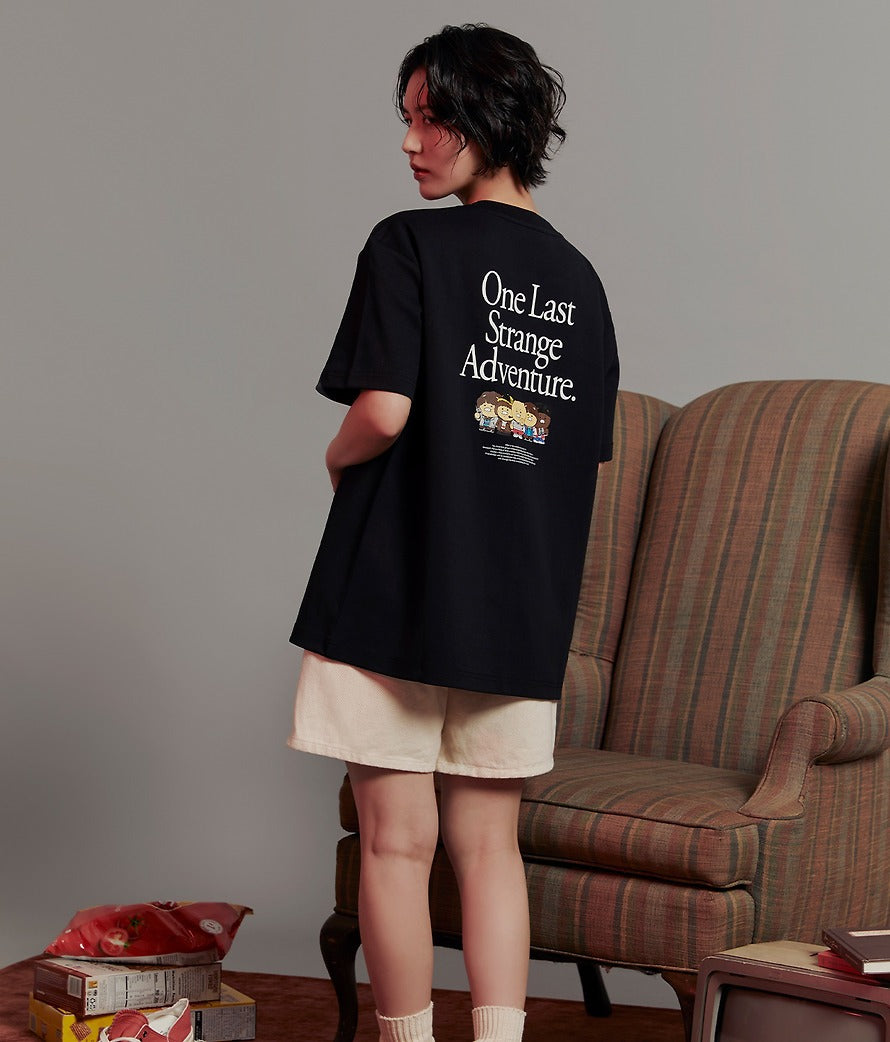 [KAKAO FRIENDS]XStranger Things Graphic Short Sleeve T-Shirt