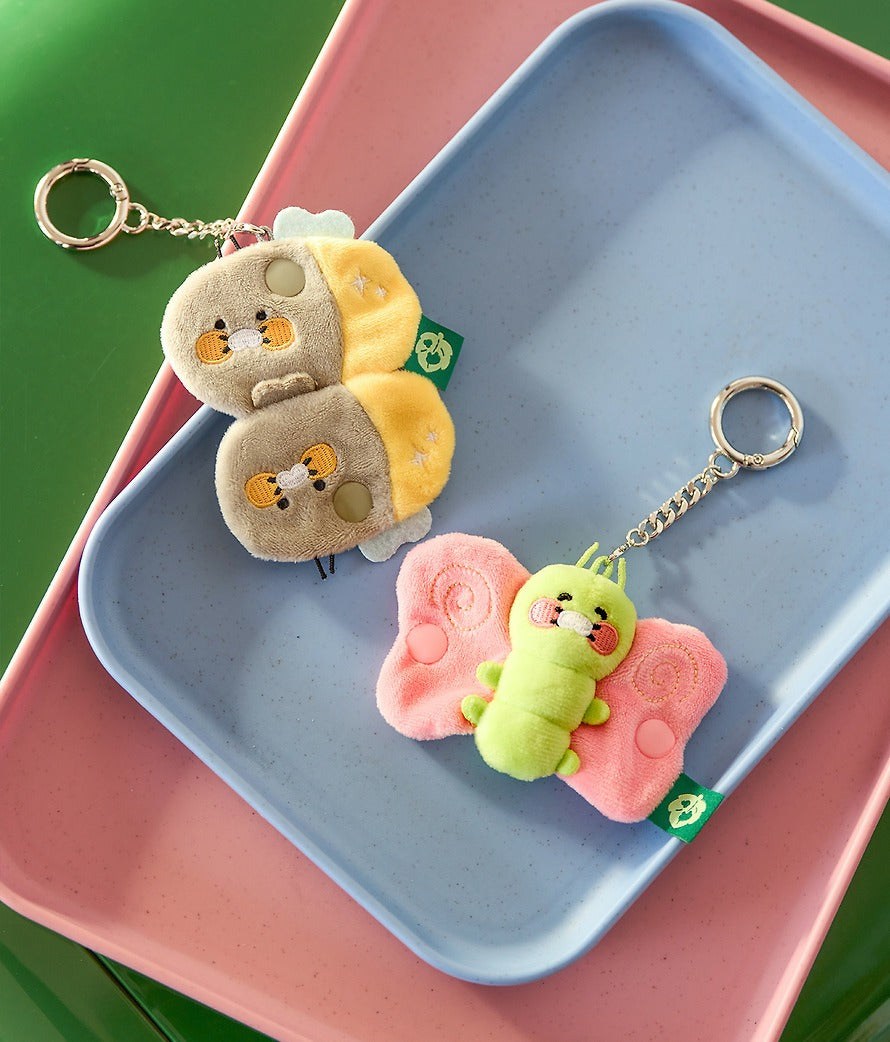 [KAKAO FRIENDS]Character Plush Keyring Soft Doll Keychain Cute Animal Bag Charm Gift