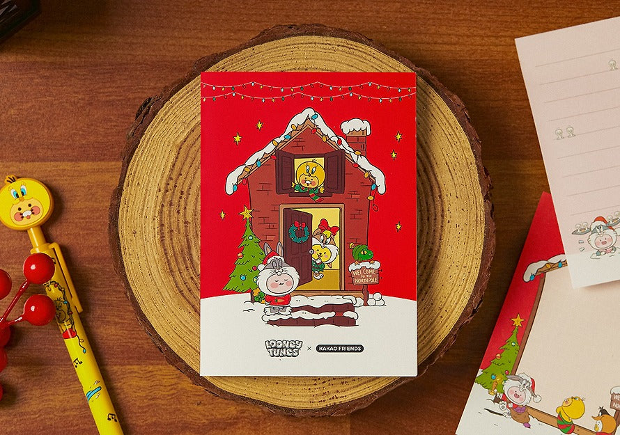[KAKAO FRIENDS] Looney Tunes X Friends Holiday Memo Pad Friends Collection