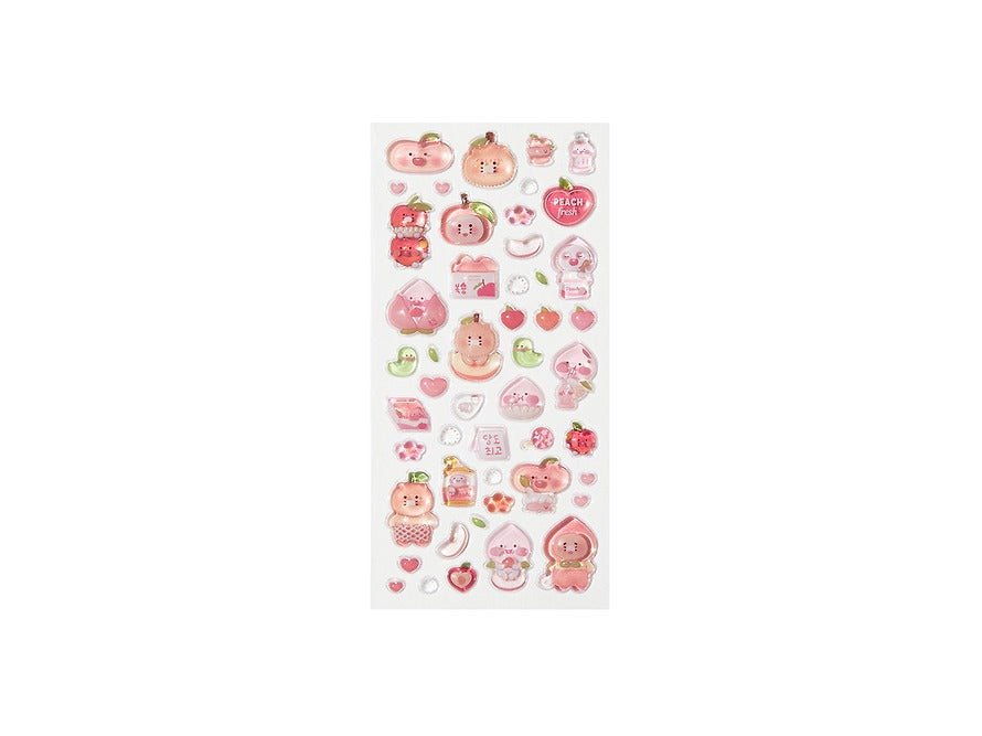 [KAKAO FRIENDS] Peach Deco Sticker Sheet Apeach