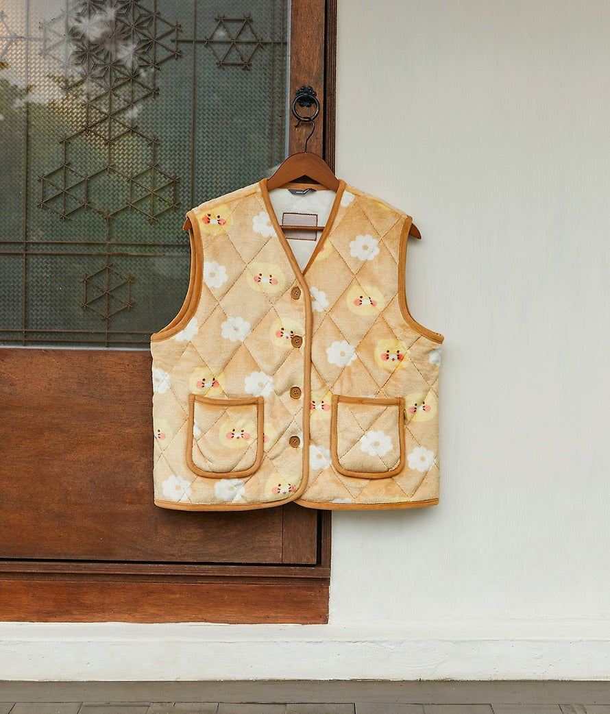 [KAKAO FRIENDS] Countryside Series Fluffy Sleep Vest Chunsik