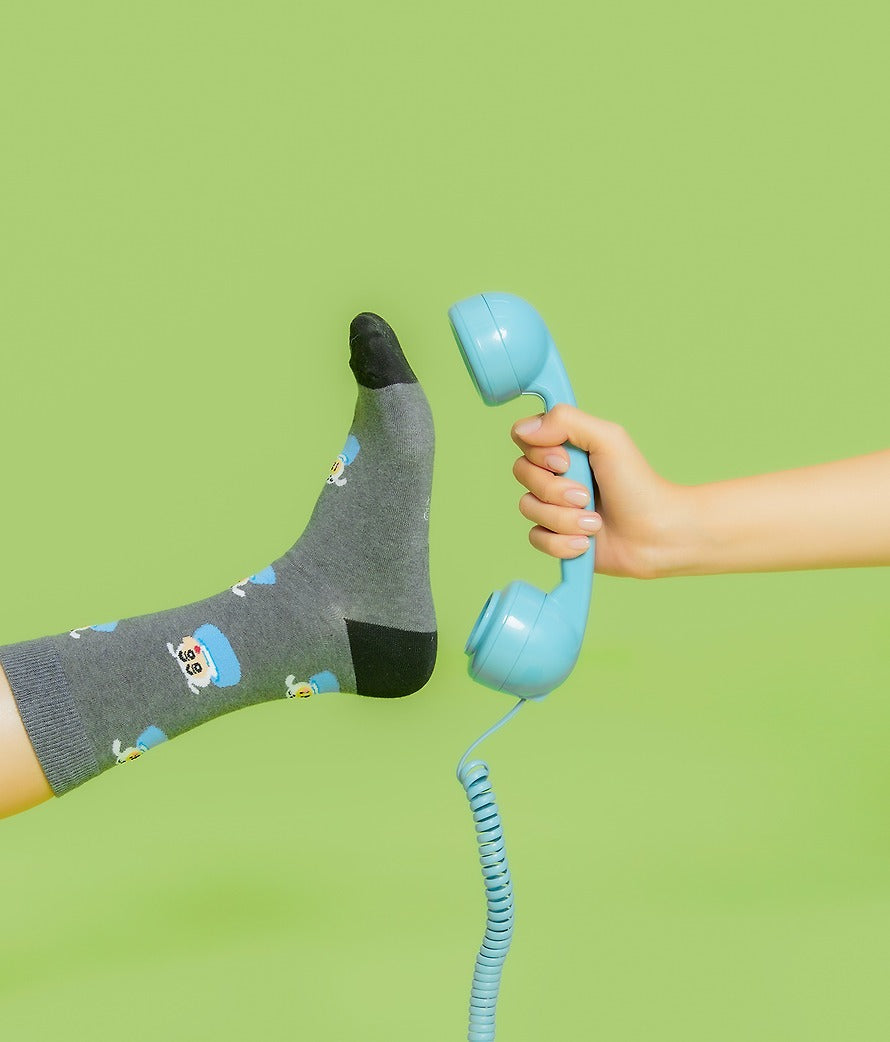 [KAKAO FRIENDS]Crayon Shin-chan x Kakao Friends Chunshik Character Socks
