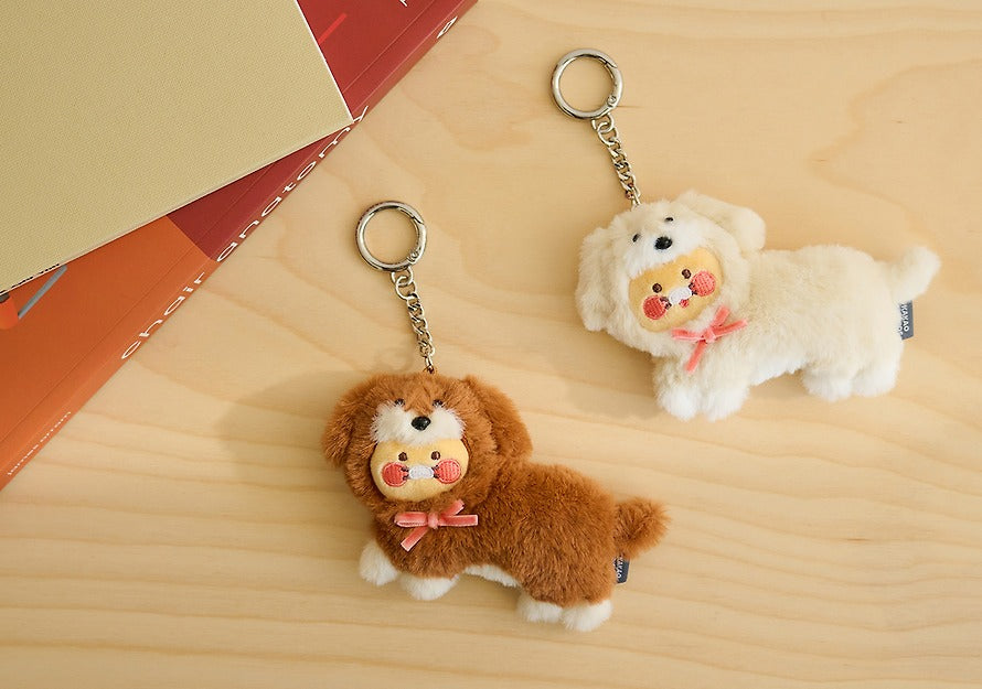[KAKAO FRIENDS]Chunsik Dachshund Plush Keyring
