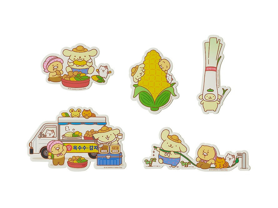 [KAKAO FRIENDS] Pompompurin x Kakao Friends Chunshik Deco Sticker Pack