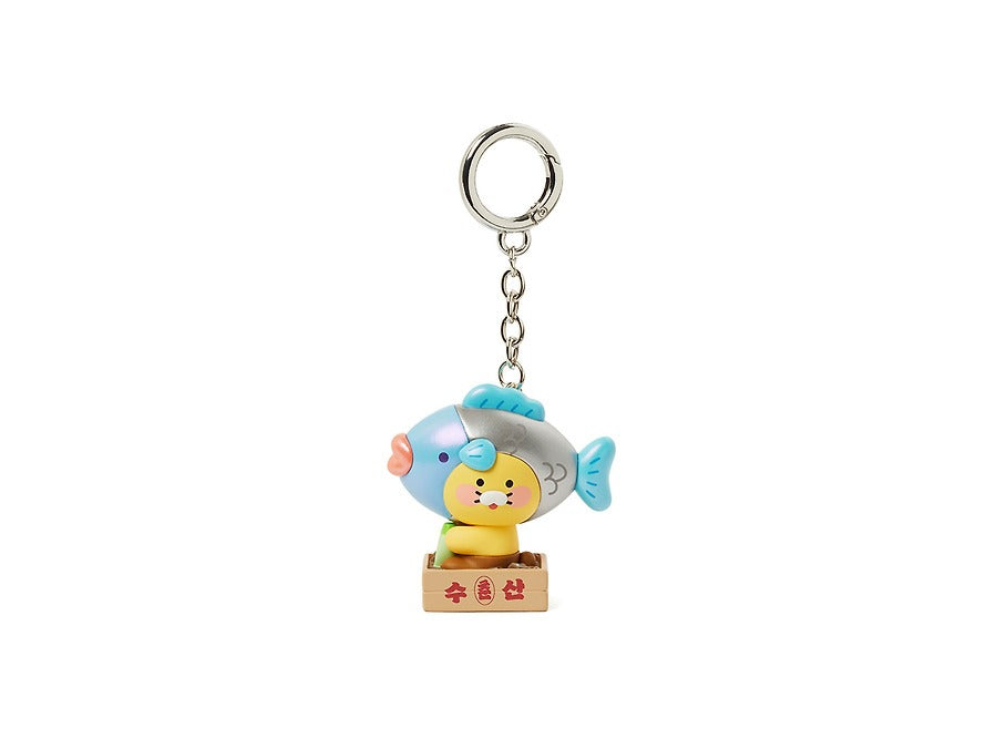[KAKAO FRIENDS]Choonsik Seafood Market Figure Keychain Collection 4 Types