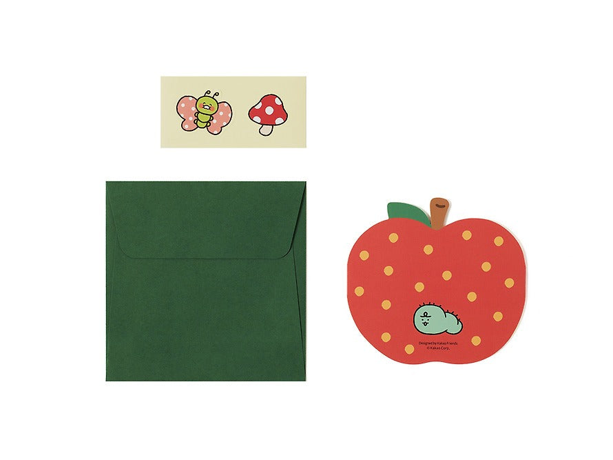 [KAKAO FRIENDS]Choonsik Spring Friends Apple Mini Card Set
