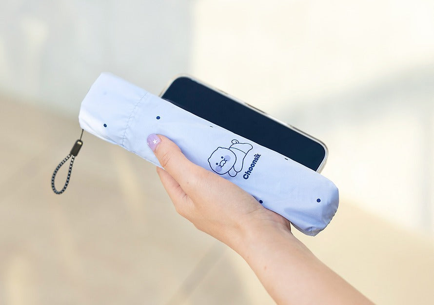 [KAKAO FRIENDS] Chunshik Sky Lightweight Umbrella Blue