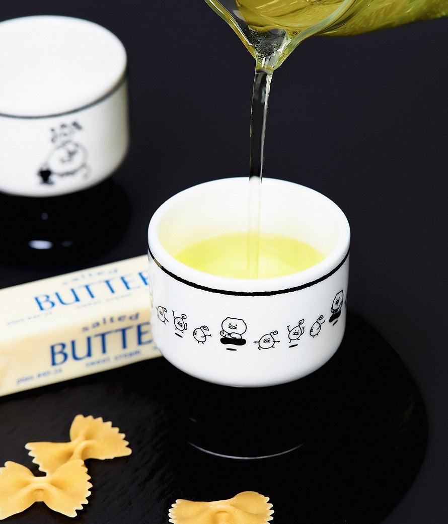 [KAKAO FRIENDS]Black and White Chef x Kakao Friends Chunsik Black and White Bowl Set (2 Pieces)