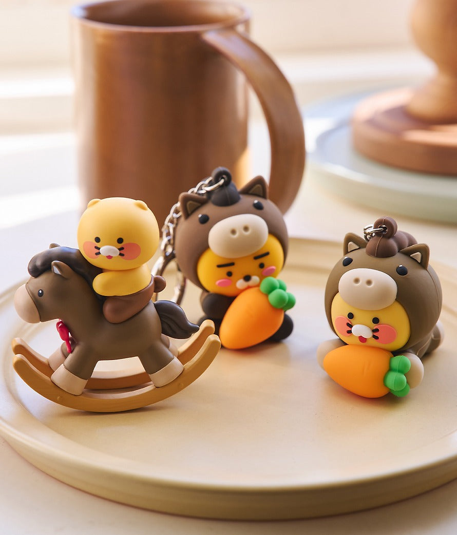 [KAKAO FRIENDS]Chunsik and  Ryan Lucky Pony Day LED Figure Keyring
