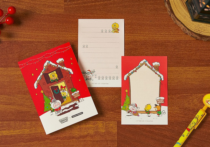 [KAKAO FRIENDS] Looney Tunes X Friends Holiday Memo Pad Friends Collection