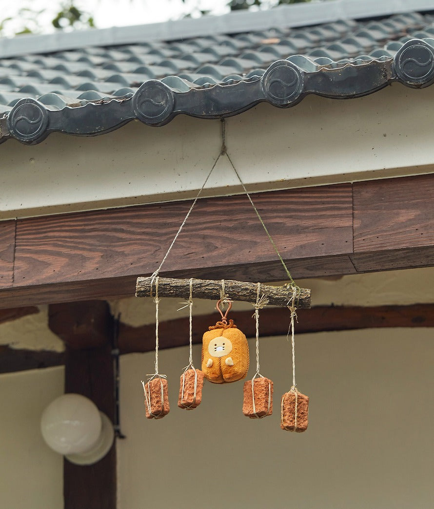 [KAKAO FRIENDS] Countryside Series Meju Keyring Plush Chunsik
