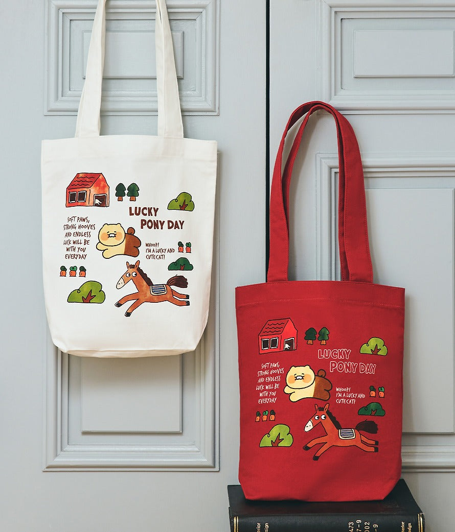 [KAKAO FRIENDS]Chunsik Lucky Pony Day Eco Bag