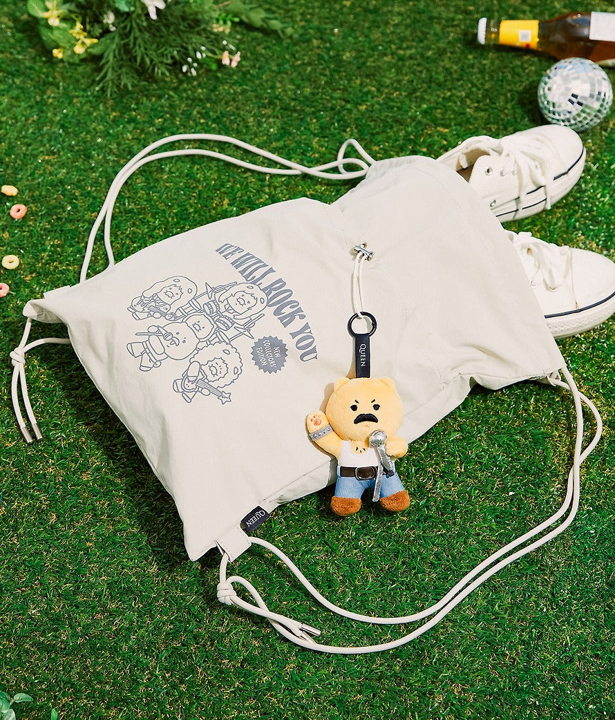 [KAKAO FRIENDS] QUEEN x Kakao Friends Freddie Mercury Figure Keyring Chunshik