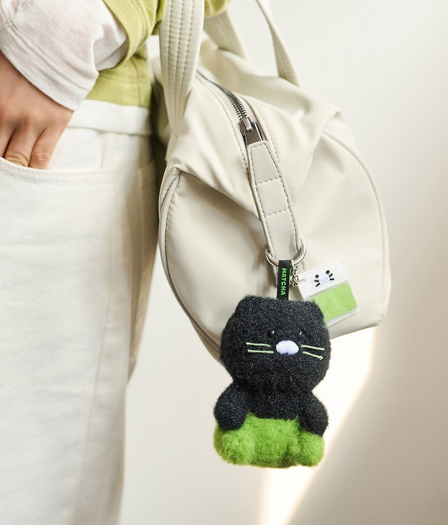 [KAKAO FRIENDS]Matcha Plush Keyring Chunshik Mini Doll