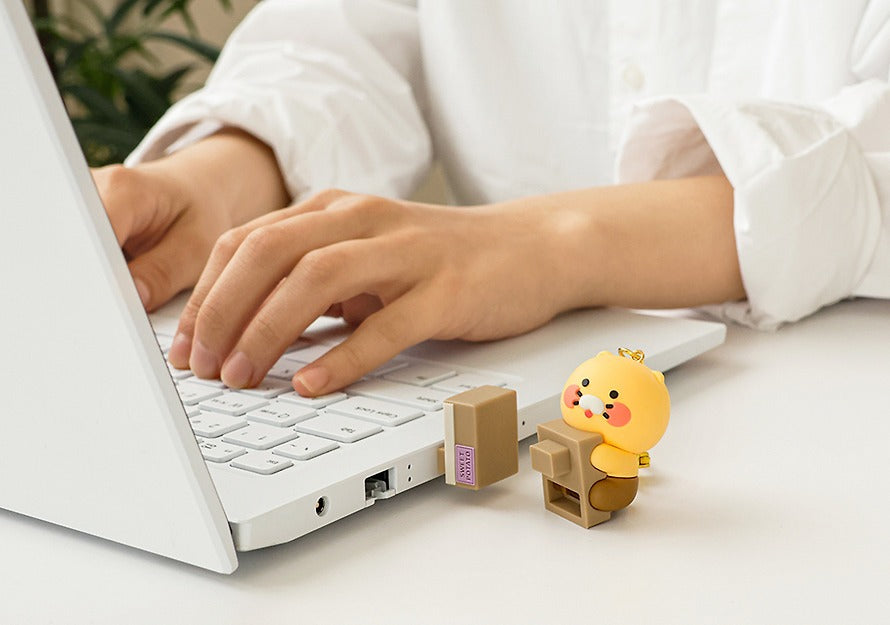 [KAKAO FRIENDS]64GB USB Figure Keyring Hanging Ryan/Chunsik