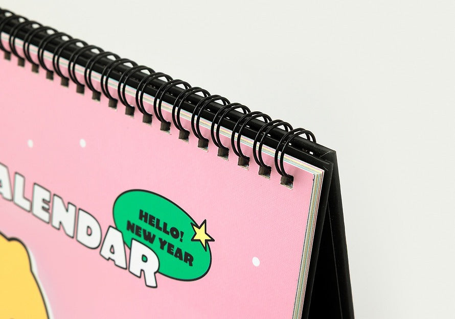 [KAKAO FRIENDS] 2026 A4 Size Desk Calendar Chunsik