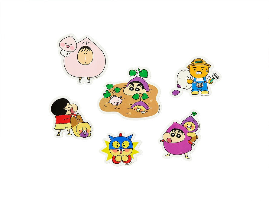 [KAKAO FRIENDS]rayon Shin-chan x Kakao Friends Deco Sticker Set