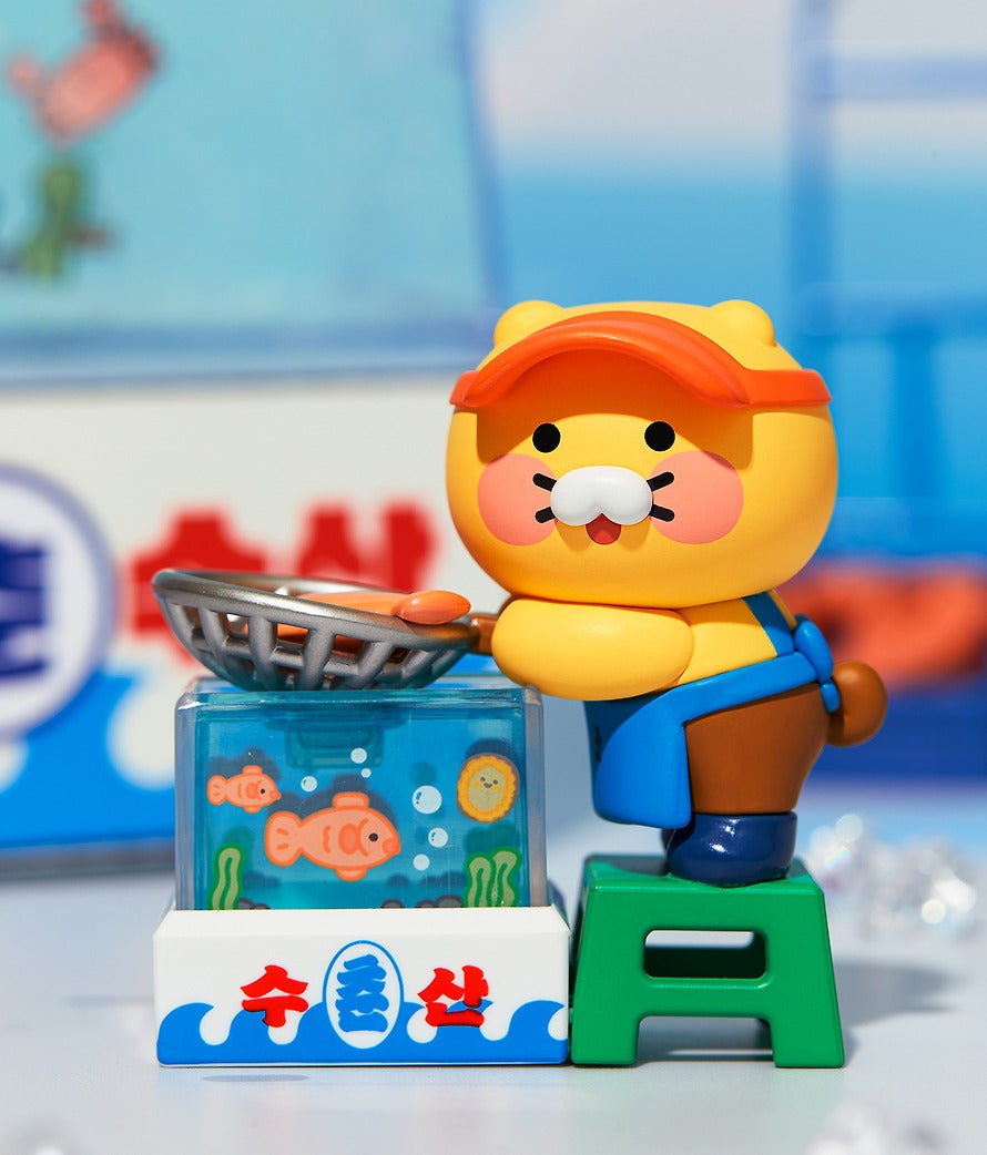 [KAKAO FRIENDS]Choonsik Seafood Market Figure Blind Box Collection Set.