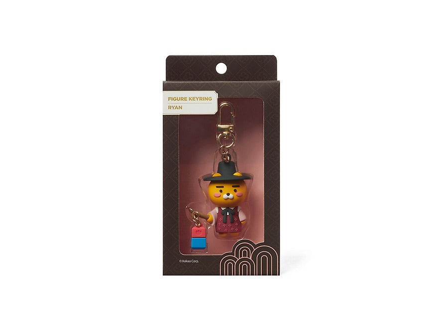 [KAKAO FRIENDS]Korean Traditional Figure Keyring Chunshik Ryan Apeach Hanbok Series