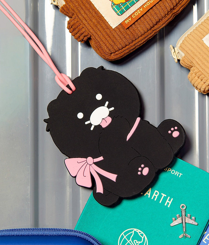 [KAKAO FRIENDS] Black Chun Luggage Name Tag