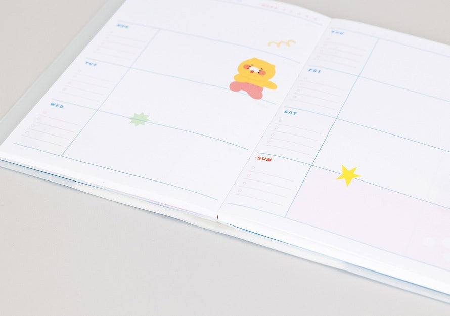 [KAKAO FRIENDS] 2026 Blue Long-Term Diary Chunsik