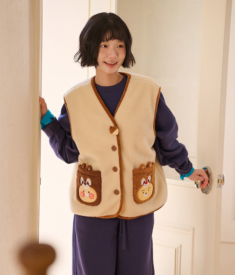 [KAKAO FRIENDS]Disney Chip 'n Dale X Kakao Friends Ryan & Chunshik Sleep Vest
