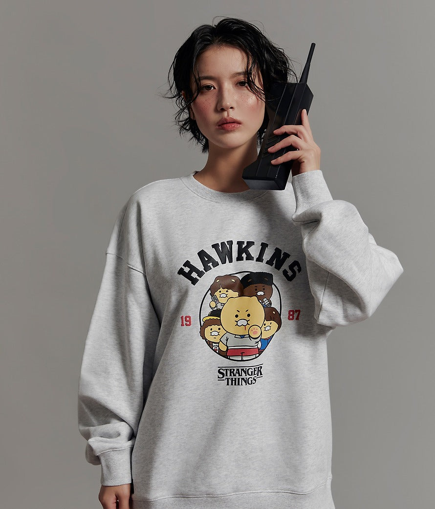 [KAKAO FRIENDS]XStranger Things Hawkins Sweatshirt