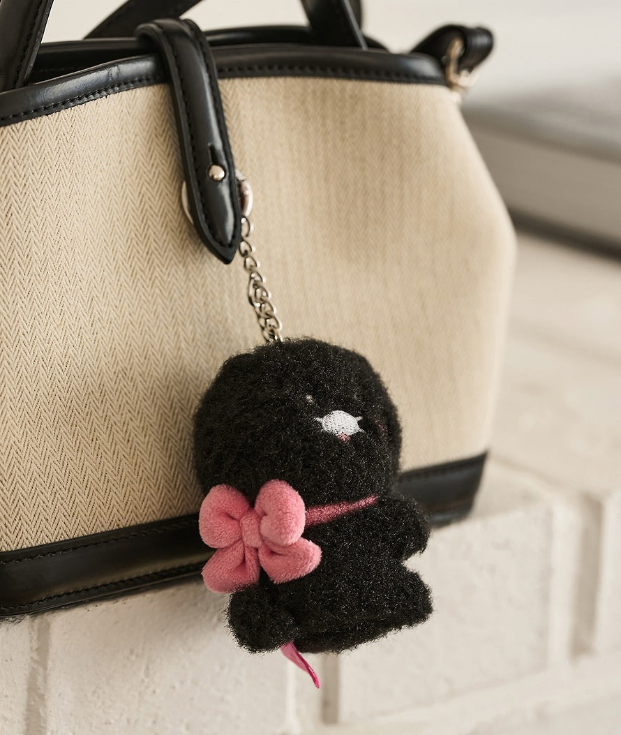 [KAKAO FRIENDS]Black Choon Magnet Keyring Doll Set Choonsik