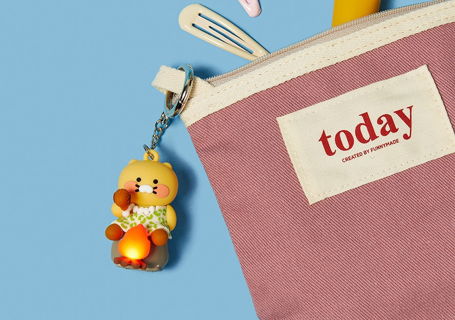 [KAKAO FRIENDS]Cave Age LED Figure Keyring Chunshik