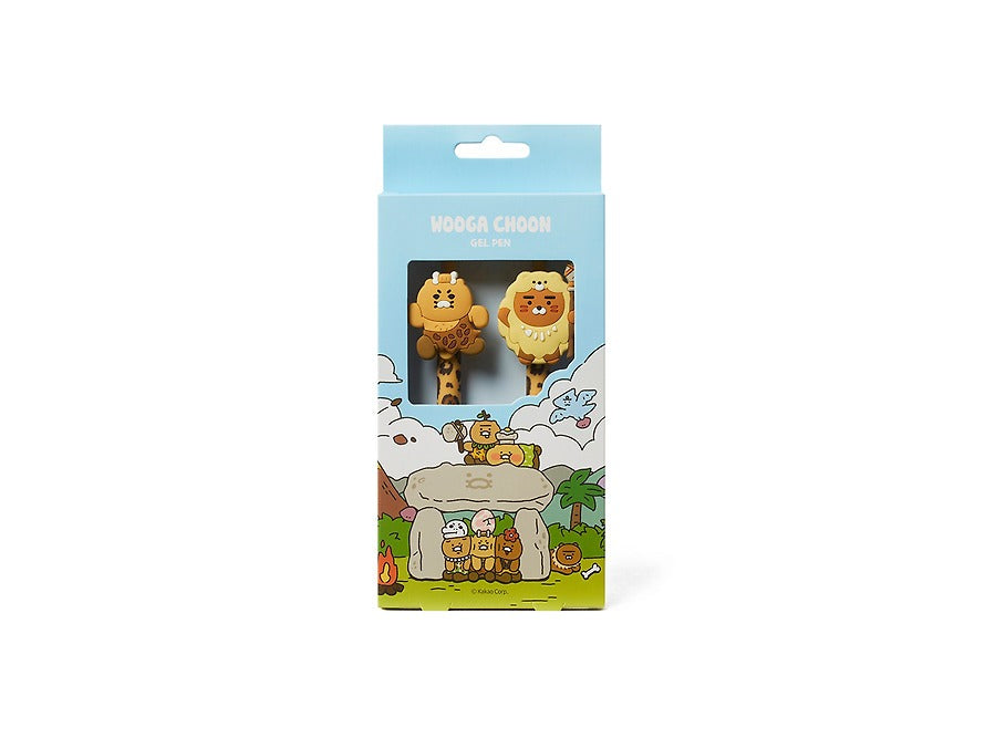 [KAKAO FRIENDS] Cave Age Gel Pen Set 2 Pack Ryan Chunshik
