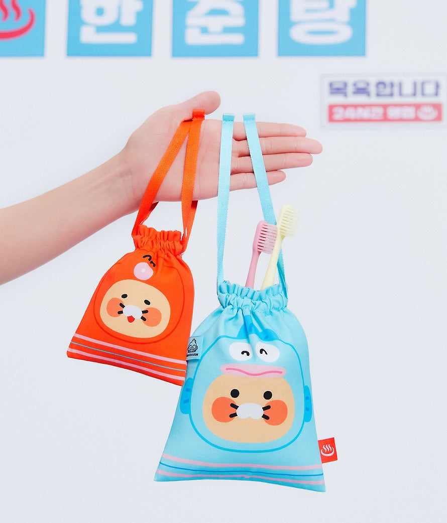 [KAKAO FRIENDS] × Hangyodon Mini Pouch Set (2pcs, Chunsik Ver.)