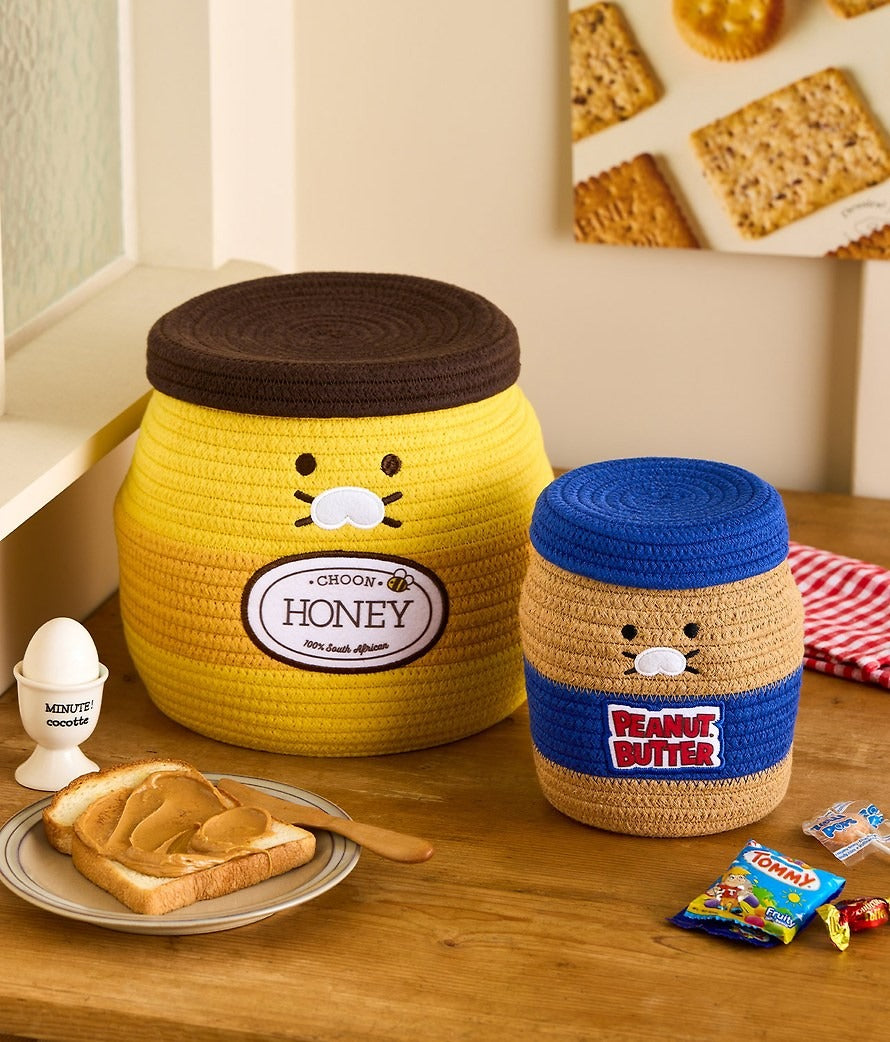[KAKAO FRIENDS] Chunshik Grocery Market Peanut Butter Rope Basket