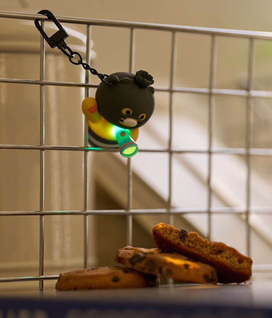 [KAKAO FRIENDS]Choonsik Doduk Series Laser Beam Figure Keyring