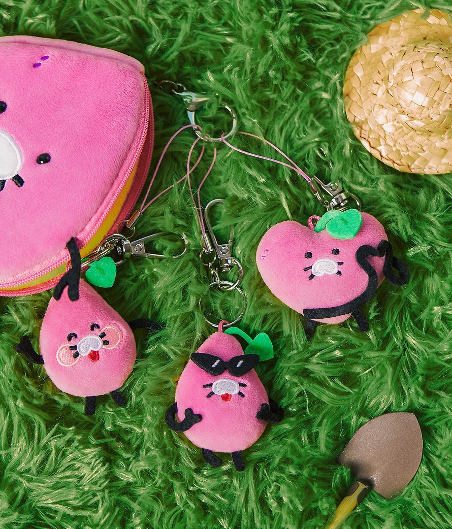 [KAKAO FRIENDS] Chunguma Mini Keyring Doll 3 Types (Smile, Hiccup, Heart)